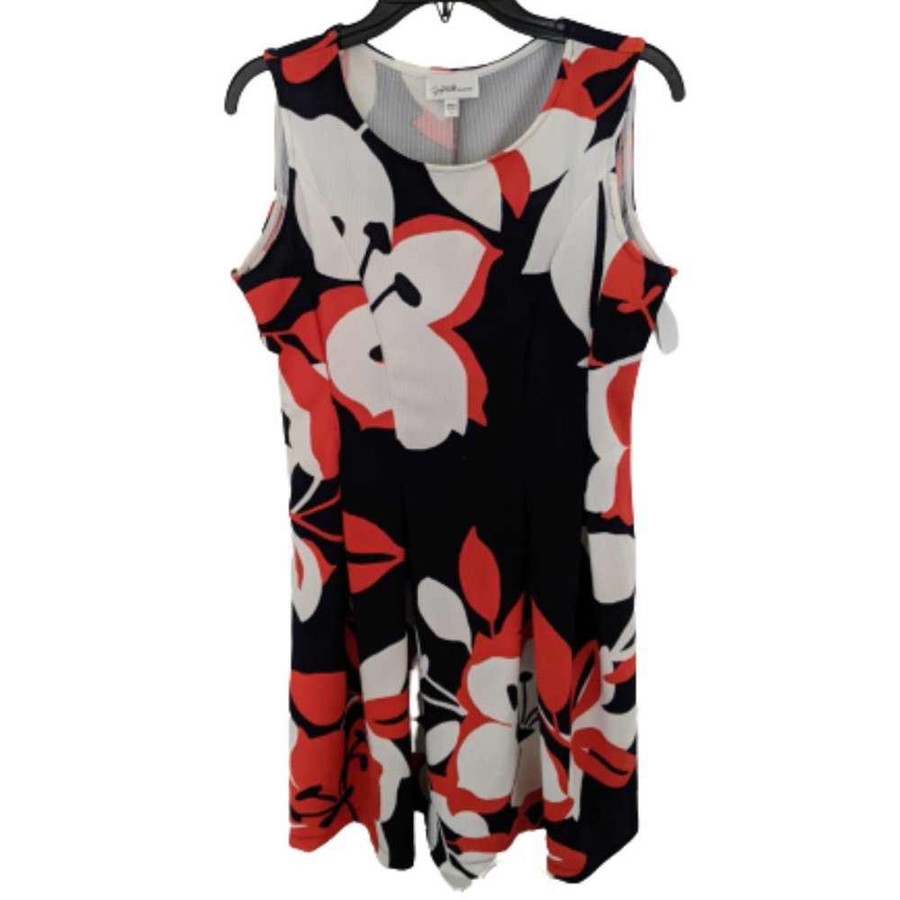 👗Jaclyn Smith Floral Patterened Sleeveless Maxi Dress (Size: L) NWT👗